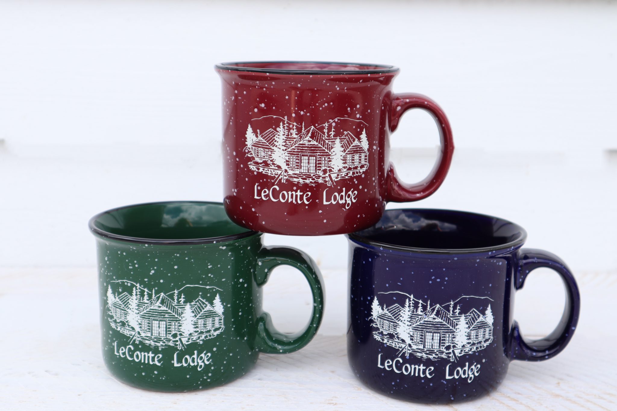 Three mugs