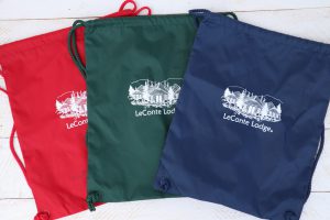 three bags laid out