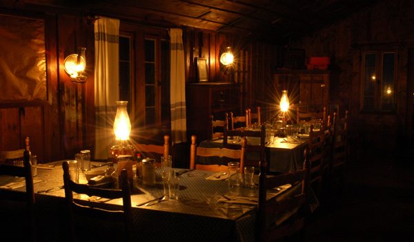 dining setting at the lodge